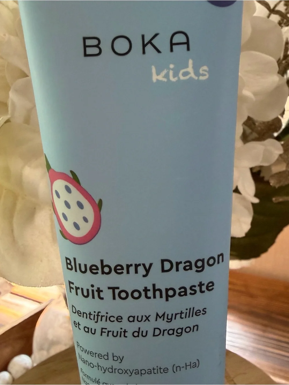 Boka Kids Toothpaste - Blueberry Dragon Fruit toothpaste 4 oz nano-hydroxy